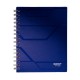 Caiet A5, cu spirala, 80 file, matematica, LEITZ Prestige - coperta albastra