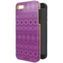 Carcasa LEITZ Complete Retro Chic, pentru iPhone 5/5S - mov/galben