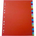 Index plastic color, numeric 1-12, LANDS