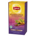 Ceai Lipton Frunze de Rooibos pentru infuzie cu ceai negru ?i arome, 25 plicuri x 1.6g