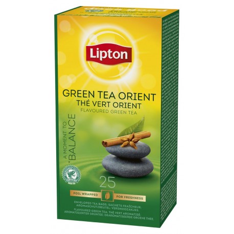 Ceai Lipton Verde Tchae Orient, 25 plicuri x 1.3g