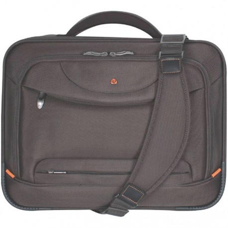 Geanta laptop 17", Executive (Ballistic nylon 1680D), D-LEX - maro