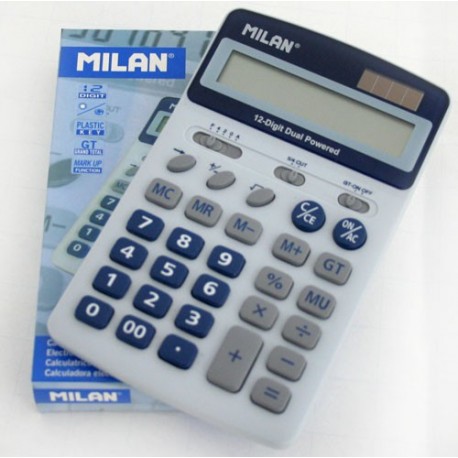 Calculator birou, 12 Digits,101 x 130 x 26 mm,MILAN