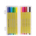 Fine Liner 0.4 mm, 12 culori/set, MOLIN