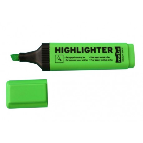 Textmarker varf lat, MOLIN - verde