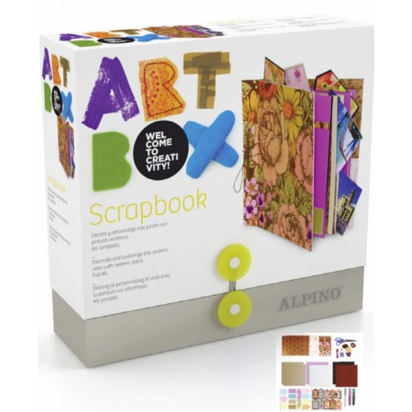 Cutie cu articole creative ALPINO ArtBox Scrapbook