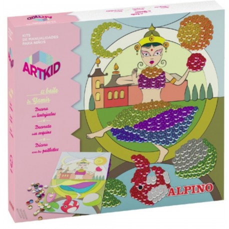 Cutie cu articole creative pentru copii, ALPINO ArtKid El baile de Yamir