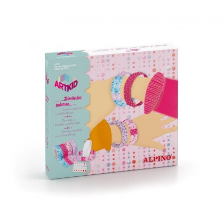 Cutie cu articole creative pentru copii, ALPINO ArtKid Design your bangles