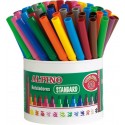 Carioca lavabila, 7 x 12 culori/borcan, ALPINO Standard - ideale pentru scoli si gradinite