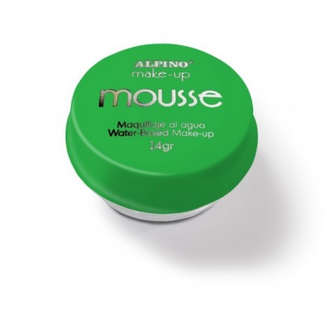 Spuma machiaj, 14gr., ALPINO Make-Up Mousse - verde