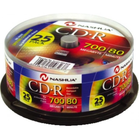 CD-R 700MB-80min (25 buc. Cakebox, 52x) Nashua