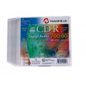 CD R 700MB-80min DIGITAL AUDIO ,Slimcase,Nashua