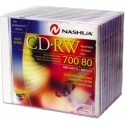 CD-RW 700MB-80min. HIGH SPEED, Slimcase, 16x, Nashua