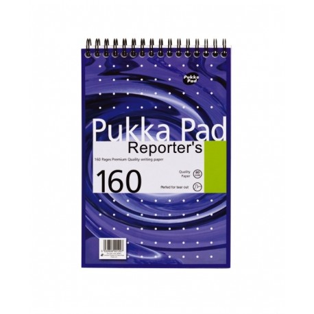 Blocnotes cu spirala dubla 205 x 140mm, 80 file 80g/mp, coperti carton, Everyday Reporter - dictando