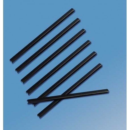 Sina metalica structura panzata, A5, 91-120 pag.(13 mm) 5 buc/set, Metal -BIND OPUS - negru