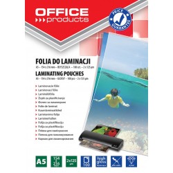Folie pentru laminare, A5 125 microni 100buc/top Office Products