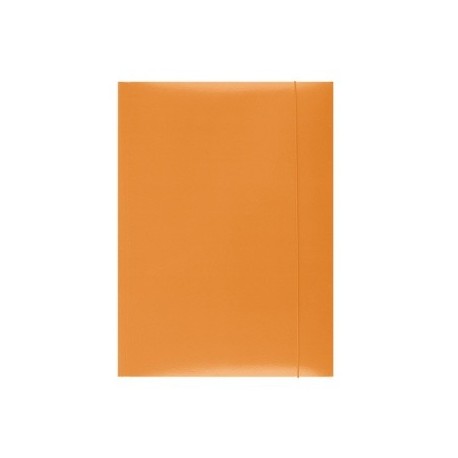 Mapa din carton plastifiat cu elastic, 300gsm, Office Products - orange