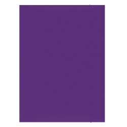 Mapa din carton plastifiat cu elastic, 300gsm, Office Products - violet