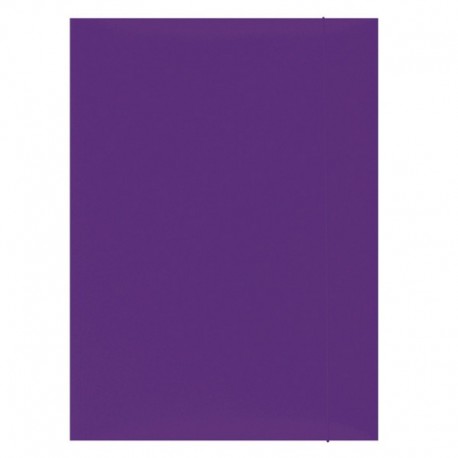 Mapa din carton plastifiat cu elastic, 300gsm, Office Products - violet