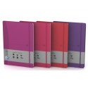 Caiet cu elastic, A6, OXFORD Signature Women, coperti carton rigid, 72 file-90g/mp - dictando