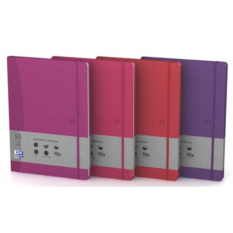 Caiet cu elastic, 18 x 25cm, OXFORD Signature Women, coperti carton rigid, 72 file-90g/mp - mate