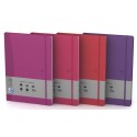 Caiet cu elastic, 18 x 25cm, OXFORD Signature Women, coperti carton rigid, 72 file-90g/mp - mate