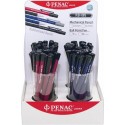 Display 48 pixuri PENAC RB-085B - asortate (6 x rosu, 18 x negru, 24 x albastru) - scriere albastra