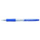 Pix cu rubber grip, PENAC Sleek Touch - corp albastru transparent - scriere albastra