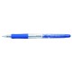 Pix cu rubber grip, PENAC Sleek Touch - corp albastru transparent - scriere albastra