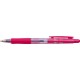 Pix cu rubber grip, PENAC Sleek Touch - corp rosu translucent - scriere albastra