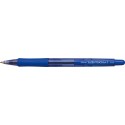 Pix cu rubber grip, PENAC Sleek Touch - corp albastru translucent - scriere albastra