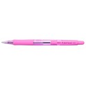 Pix PENAC Sleek Touch, rubber grip, 1.0mm, accesorii roz pastel - scriere albastra