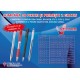 Pix transparent cu gel, cap metalic, PENAC FX-3 - rosu/PROMOTIE