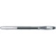 Pix cu gel PENAC FX-3, 0.7mm, con metalic, corp transparent - scriere neagra
