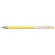Pix transparent cu gel, cap metalic, PENAC FX-3 Florescent - galben