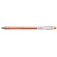 Pix transparent cu gel, cap metalic, PENAC FX-3 Florescent - orange