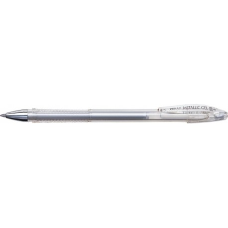 Pix transparent cu gel, cap metalic, PENAC FX-3 Metalic - argintiu metalizat