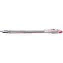Pix PENAC CH6, transparent, 0.7mm, varf metalic - rosu