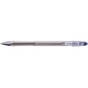 Pix PENAC CH6, transparent, 0.7mm, varf metalic - albastru