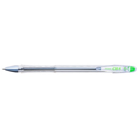 Pix PENAC CH6, transparent, varf metalic - verde