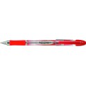 Pix PENAC Soft Glider+, rubber grip, 1.6mm, varf metalic - scriere rosie