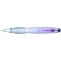 Pix PENAC Mini Chubby, rubber grip, 1.0mm, corp mov pastel - scriere albastra