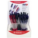 Display 48 pixuri PENAC CCH-3 - asortate (6 x rosu, 18 x negru, 24 x albastru)