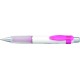 Pix PENAC Chubby 11, rubber grip, 0.7mm, corp alb - accesorii rosii - scriere albastra