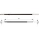 Rezerva PENAC BR98C, 2 buc/set, 0.7mm, pt Sleek Touch, Pepe, RBR, RB-085B, CCH-3, Multi 1000-D2 - ro