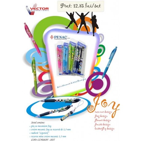 Set instrumente de scris PENAC JOY