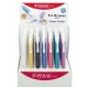 Display radiere mecanice PENAC Tri Eraser, triunghiulare, 100% cauciuc, 35 buc/display - culori asor