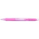 Creion mecanic PENAC Sleek Touch, rubber grip, 0.5mm, varf metalic - accesorii roz pastel
