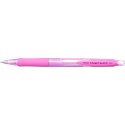 Creion mecanic PENAC Sleek Touch, rubber grip, 0.5mm, varf metalic - accesorii roz pastel