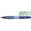 Creion mecanic rubber grip, 0,7mm, varf metalic, PENAC Beeans - corp albastru sidefat